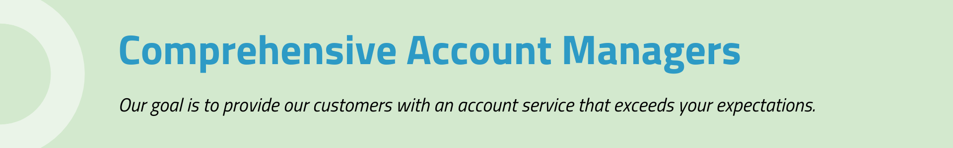 Comprehensive account management